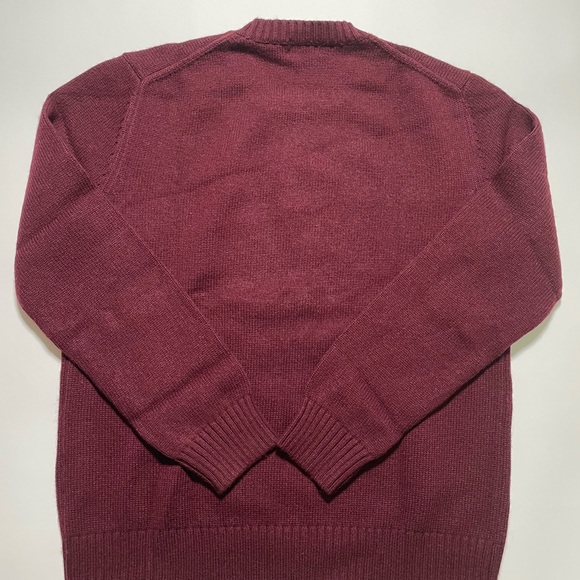 Polo Ralph Lauren Burgundy Bear Crewneck Sweater - Picture 3 of 10